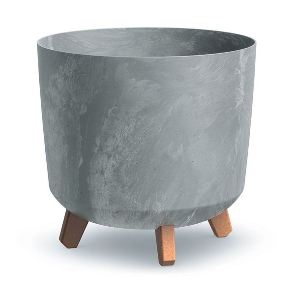 Květináč GRACIA TUBUS BETON EFFECT šedý 29,8cm