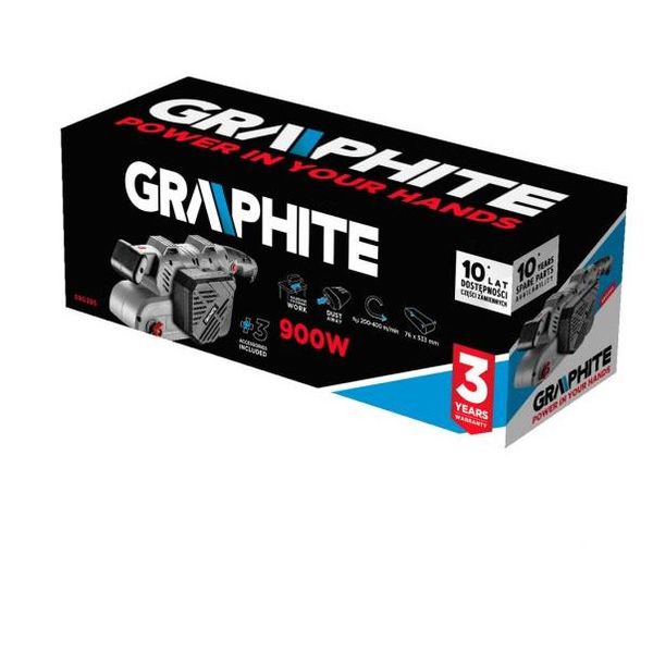 GRAPHITE 59G395 Pásová bruska 900W