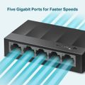 TP-Link LS1005G Switch 5-Port 10/100/1000Mbps desktop