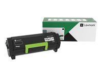 Vysoká výtěžnost - černá - originální - pouzdro - kazeta s barvivem LCCP, LRP - pro Lexmark MS631dw, MS632dwe, MX632adwe