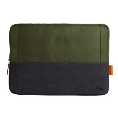 Trust lisboa 16" laptop sleeve - green