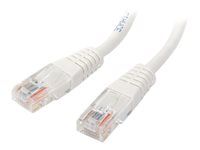 15m Cat5e White Molded Cat5e Patch Cable - M45PAT15MWH