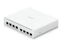 Přepínač - řízený - 4 x 2.5GBase-T + 4 x 10Gb Ethernet SFP+ - desktop, Lze montovat do rozvaděče, pro připevnění na zeď - Passive PoE (160 W)