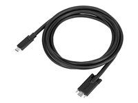 USB kabel - USB-C (M) do USB-C (M) šroubovací - 1.8 m - černá - pro P/N: DOCK191USZ, DOCK430EUZ, DOCK430USZ