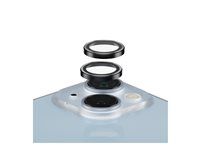 PanzerGlass HoOps Apple iPhone 14/14 Plus - ochranné kroužky pro čočky fotoaparátu - černý hliník/sklo