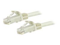 Category 6 - 24AWG (N6PATC15MWH) - Patch kabel - RJ-45 (M) do RJ-45 (M) - 15 m - UTP - CAT 6 - lisovaný, provedení bez hrbolků - bílá
