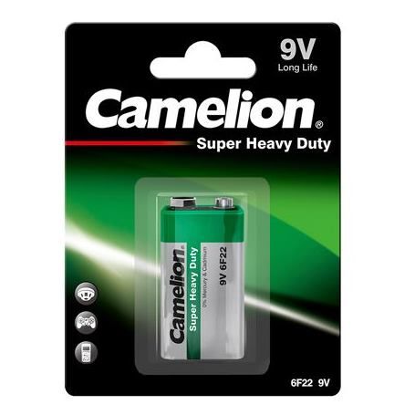 CAMELION Baterie SUPER HD zink-chlorid 9V 1ks 6F22
