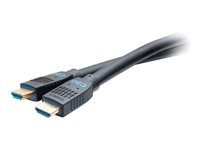 C2G 75ft (22.9m) C2G Performance Series Ultra Flexible Active High Speed HDMI Cable - 4K 30Hz In-Wall, CMG (FT4) Rated - High Speed - HDMI kabel - HDMI s piny (male) do HDMI s piny (male) - 22.9 m - cerná - aktivní, Jednosmerný, podpora 4K30Hz