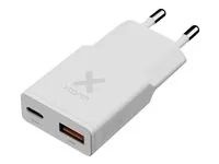 Síťový adaptér - 33 watt - Super Charge, Fast Charge, QC 3.0, PD - 2 výstupní konektory (USB typ A, USB-C)