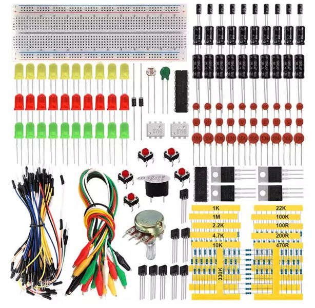 Sada elektronických součástek 05