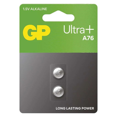 Baterie A76F (LR44) GP Ultra Plus alkalická 2ks