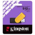 KINGSTON DataTraveler EXODIA S, 512GB, černá/žlutá