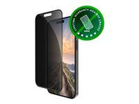 Ochrana obrazovky pro mobilní telefon - bulk - s bezpečnostním filtrem - barva rámu černá - pro Apple iPhone 16 Pro, 17