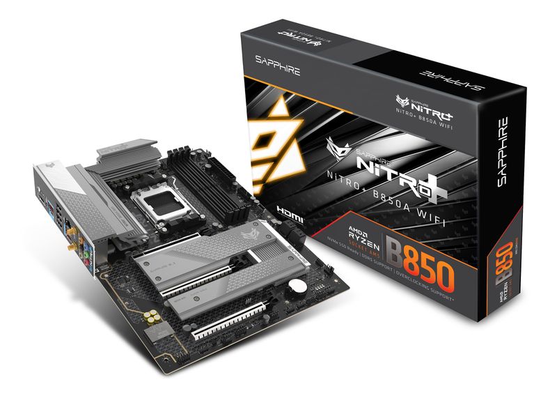 Sapphire nitro+ B850A wifi 7/am5/atx