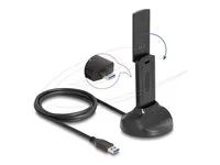Wi-Fi 6E Dual Band WLAN USB Adapter AX54