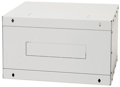19"rozvaděč jednodíl.6U/400mm FLAT-PACK plech.dv.