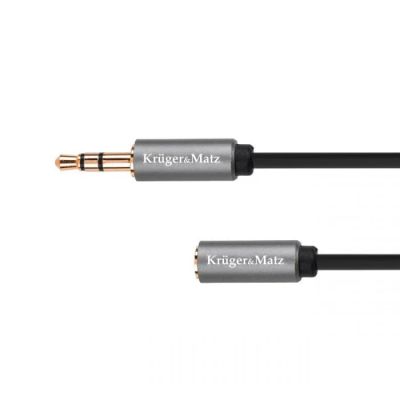 Kabel Jack 3,5mm konektor / Jack 3,5mm zdířka 3m KRUGER & MATZ KM1231 Basic
