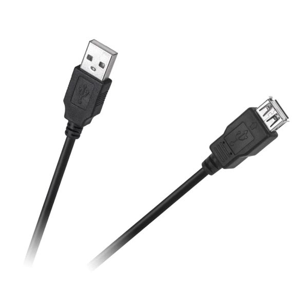 Kabel CABLETECH KPO4013 Eco-Line USB konektor/USB zdířka 1m