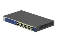 Přepínač - neřízený - 24 x 10/100/1000 (PoE+) - desktop, Lze montovat do rozvaděče - PoE+ (300 W) - AC 100 - 230 V