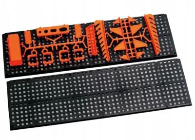Závesný panel na naradie TOOLBOARD červený800x80x240-NTB1-R444