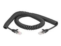 RJ45 Coiled Cable male to male Cat.5e 2
