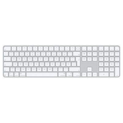 Apple Magic Keyboard Numeric Touch ID/Bezdrátová Bluetooth/GER layout/Bílá