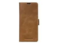 Pouzdro s klopou pro mobilní telefon - kůže full-grain - bronz - pro Samsung Galaxy S21+ 5G