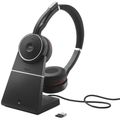 JABRA Evolve 75, Sluchátka, Duo, USB-BT, MS + stojánek