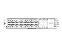 Přepínač - 16 x 1000Base-T + 4 x 2.5GBase-T + 2 x Gigabit SFP / 10 Gigabit SFP+ - zásuvný modul - UPOE - repasováno