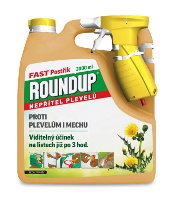 ROUNDUP Fast bez glyfosátu - rozprašovač EVERGREEN 3l