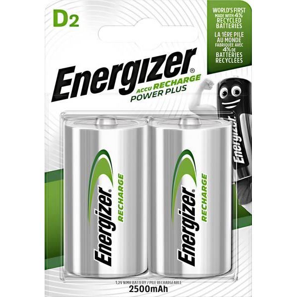 ENERGIZER Nabíjecí baterie, D, LR20, Ni-MH, 2ks