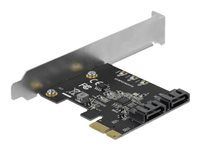Řadič úložiště - 2 Kanál - SATA 6Gb/s - nízký profil - PCIe 3.0