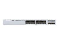 Network Essentials - přepínač - L3 - řízený - 24 x 10/100/1000 + 4 x Gigabit SFP (uplink) - Lze montovat do rozvaděče