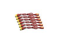 Sada kabelů k napájení - power IEC 60320 C13 do IEC 60320 C14 - 10 A - 1.2 m - červená - pro P/N: SCL500RMI1U, SCL500RMI1UC, SCL500RMI1UNC, SMTL1500RMI3UC, SMTL750RMI2UC, SRT1500RMXLI