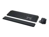 Sada klávesnice a myši - podsvícená - bezdrátový - Bluetooth LE - QWERTY - US mezinárodní - klávesový spínač: Scissor-Key - grafit