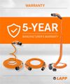 Nabíjecí kabel LAPP 75745 typ 2 22kW 32A 3 fáze 3m pro elektromobil