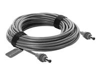 Delock - Elektrický kabel - DC jack 5.5 mm x 2.1 mm (M) do DC jack 5.5 mm x 2.1 mm (M) - 20 V - 5 A - 10 m - šedá