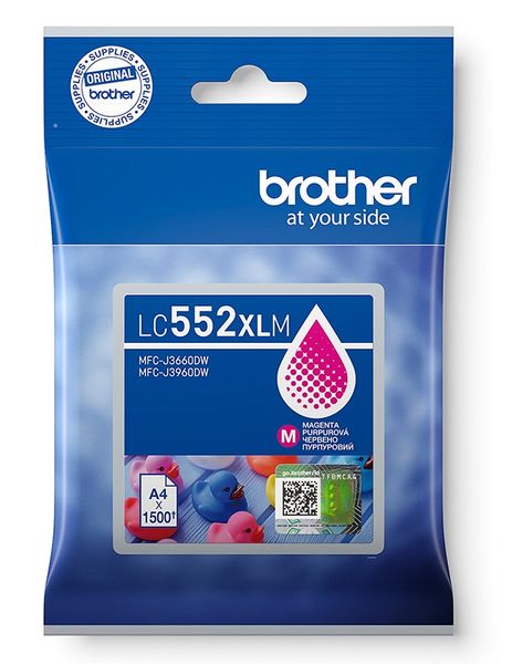 Brother LC-552XLM - inkoust purpurový XL