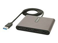 Multi Monitor Adapter - Kabel adaptéru - USB typ A s piny (male) do HDMI se zdířkami (female) - 1 m - šedá space gray - 1080p podpora 60 Hz