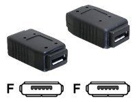 USB redukce (samčí-samičí) - Micro-USB Type AB (F) do Micro-USB Type AB (F)