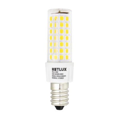 Žárovka LED E14 6W bílá teplá RETLUX RLL 459