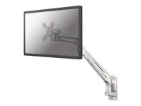 Držák - plný pohyb - pro Displej LCD - stříbrná - velikost obrazovky: 10"-30" - montáž na stěnu