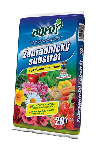 Zahradnický substrát AGRO 20l