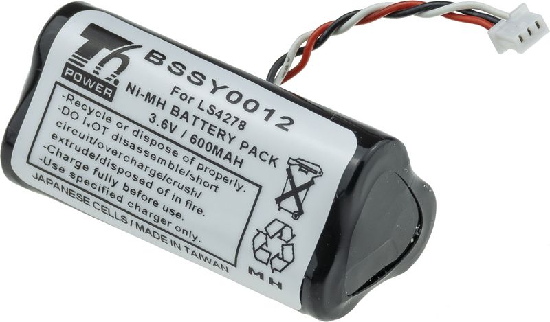 Baterie T6 Power pro Symbol Motorola Zebra LI4278, LS4278, DS6878, 600mAh, 2,16Wh, Ni-Mh