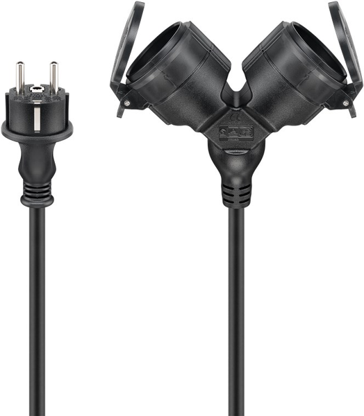 Prodlužovací kabel 2 zásuvky 25m GOOBAY 65436