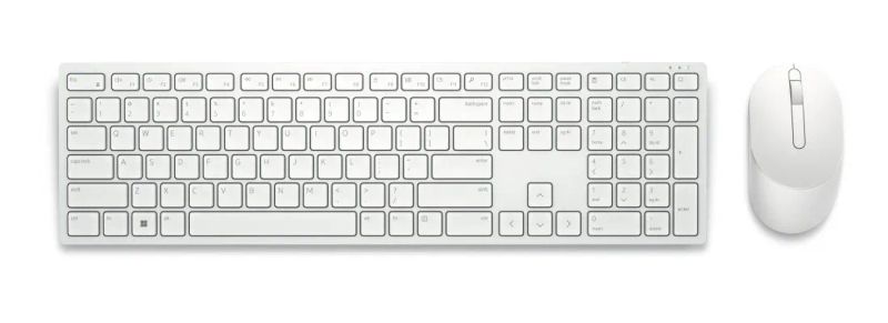 Dell klávesnice + myš, KM5221W, bezdrát.CZ/SK bílá