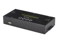 LCD & RS-232 - Cloner & Wiper (SATSASDUPE11) - Duplicátor pevných disků / SSD - 1 zásuvky (SATA-600 / SAS-2)