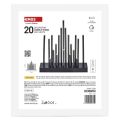 LED svícen černý, 27,5 cm, 3x AA, vnitřní, teplá bílá, časovač