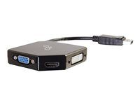 M/F - Nástroj pro převod videa - DVI, HDMI, VGA - DVI, HDMI, VGA - černá