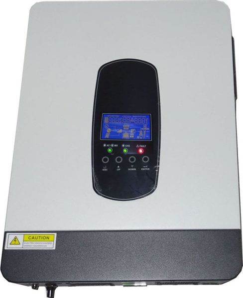 Hybridní měnič napětí CARSPA MKS-2.2K, DC/AC 12V/1800W, regulovaný MPPT